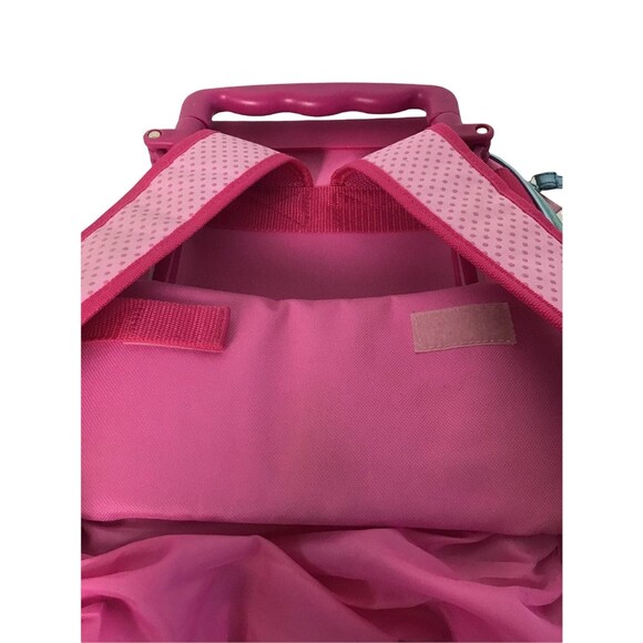 Sanrio Hello Kitty Rolling Backpack with Padded Straps and Wheel Covers - Picture 8 of 12